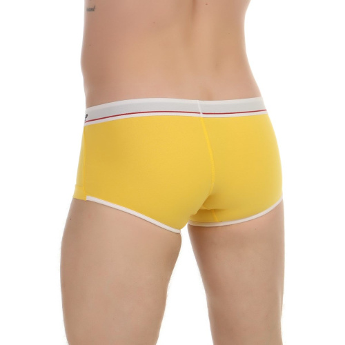 Желтые трусы-хипсы с контрастной отделкой Movere фото 2