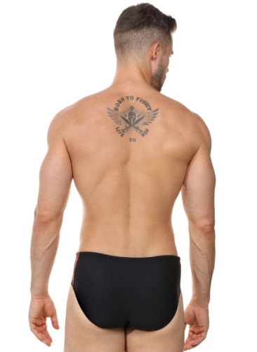 Мужские плавки с оригинальной брендированной вставкой сбоку фото 4