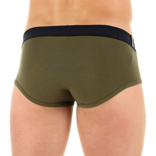 Мужские трусы-брифы цвета хаки фото 2