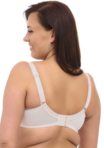 Однотонный бюстгальтер на косточках с чашками из микрофибры фото 5