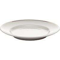 Тарелка «Идиллия» мелкая;фарфор;D=200,H=22мм;белый,золотой