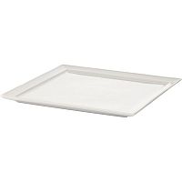 Блюдо «Рита» квадратное;фарфор;,L=32,B=32см;белый