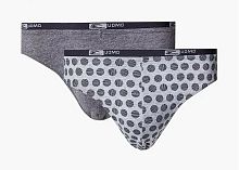 Набор из 2 серых мужских трусов-слип