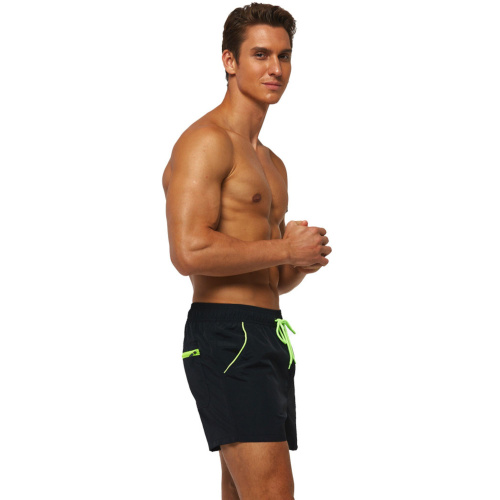 Черные пляжные мужские шорты фото 2