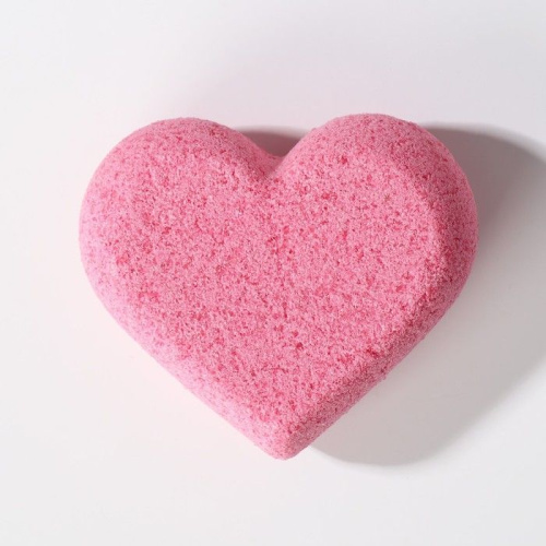Бомбочка-сердце для ванны «Тому, кого люблю» с ароматом розы - 110 гр. фото 2