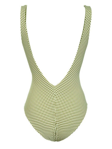 Совместный купальник в мелкую клетку фото 4