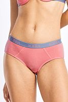 Хлопковые трусы-слипы с широкой резинкой