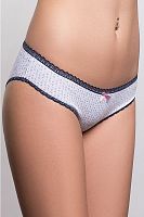 Женские трусики-слипы с ажурным краем