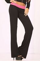 Клубные брючки с кружевным поясом и декоративной шнуровкой LACE TRIM LOUNGE PANTS