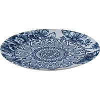 Тарелка «Парадайз»;фарфор;D=20,H=2см;синий,белый