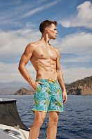 Мужские шорты для плавания с растительным принтом Doreanse купить онлайн на Oyfse.ru