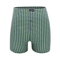 Мужские хлопковые трусы-боксеры в мелкую клетку