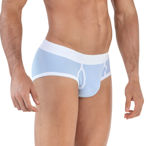 Голубые трусы-брифы Urbano Piping Brief фото 2