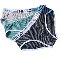 Набор из 3 мужских трусов-брифов в тонкую полоску