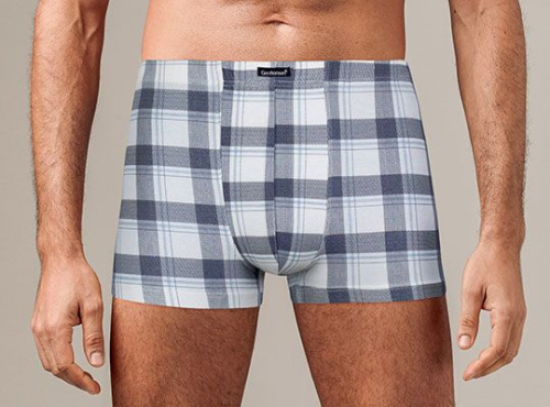 Мужские хлопковые трусы-боксеры