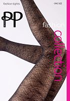 Стильные колготки с рисунком в виде сети паука