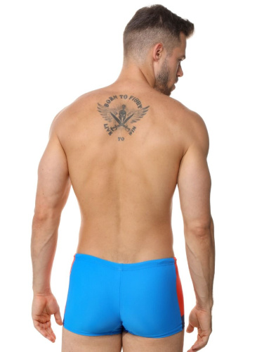 Мужские плавки-боксеры с контрастной брендированной вставкой фото 6