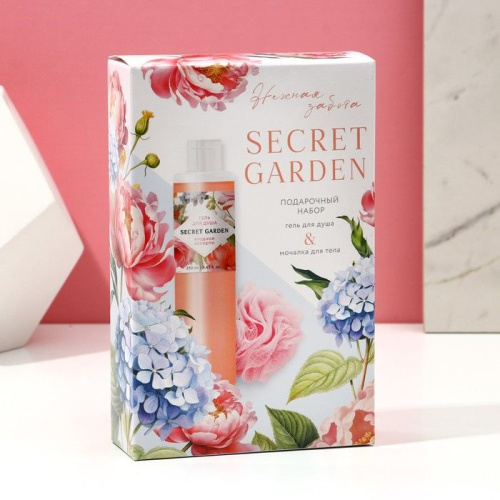 Подарочный набор Secret Garden: гель для душа и мочалка для тела фото 6