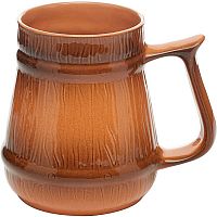 Керамическая кружка для пива «Глиняная» (объем 1,2 л.)