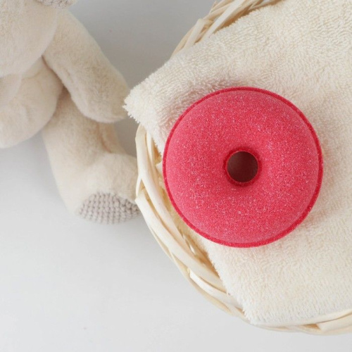 Детский бурлящий пончик с ароматом малины - 110 гр. фото 3