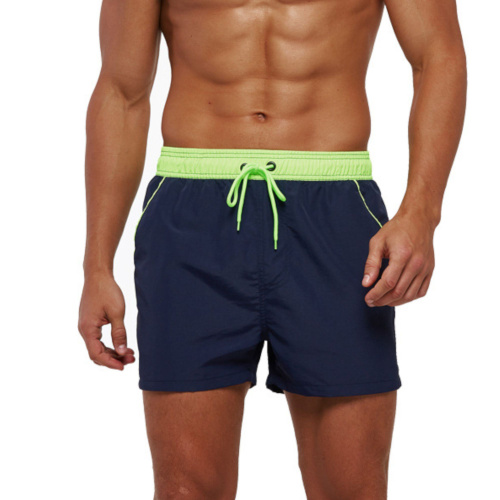 Темно-синие мужские шорты для пляжного отдыха