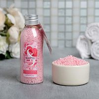 Соляной жемчуг для ванны «В день 8 марта!» с ароматом розы - 75 гр.