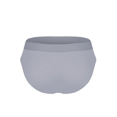 Светло-серые бамбуковые трусы-брифы фото 5