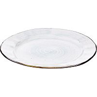 Тарелка «Пастораль» с зелеными вкраплениями