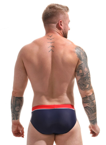 Пляжные плавки с контрастной отделкой фото 4