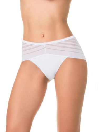 Высокие трусики с полосками разной ширины фото 5