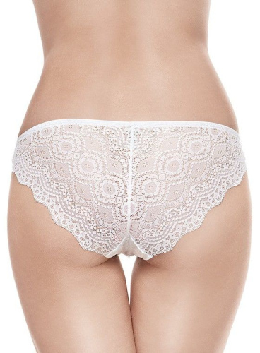 Кружевные трусики-слипы с геометрическим рисунком фото 3