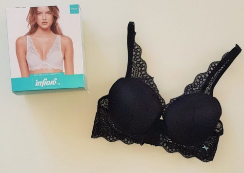 Бюстгальтер-бралетт с цветочным кружевом фото 5