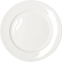 Тарелка «Кунстверк» мелкая;фарфор;D=175,H=20мм;белый