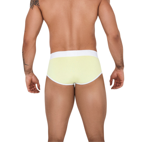 Желтые мужские трусы-брифы Tethis Piping Brief фото 3