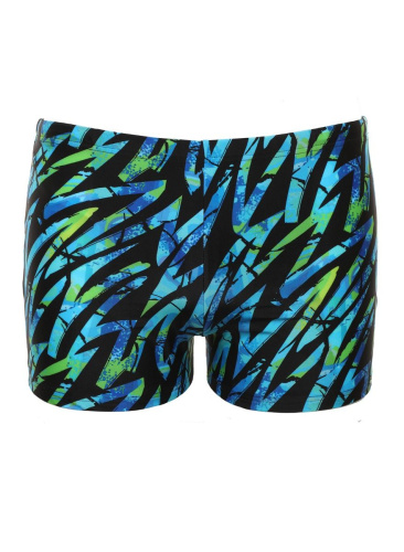 Мужские плавки-боксеры с цветными зигзагами