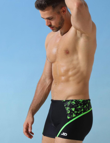 Мужские плавки с контрастной полосой и принтом фото 2