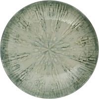 Тарелка глубокая «Фьюжн Блю&Грэй» для супа;фарфор;D=22см;серый