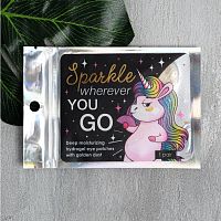 Гидрогелевые патчи для глаз Sparkle Wherever You Go с частицами золота