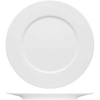 Тарелка «Пьюрити» мелкая;эко-кост. фарф.;D=29,H=2см;белый
