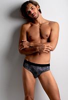 Мужские хлопковые трусы-слипы