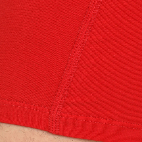 Красные мужские трусы-боксеры с пришивной брендированной резинкой фото 5