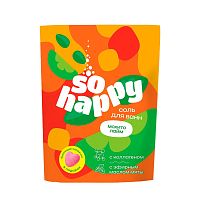 Соль для ванн с коллагеном «SOHappy - Мохито лайм» - 500 гр.