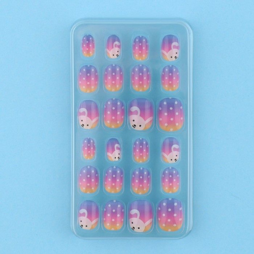 Детские накладные ногти «Миллион лайков» - 24 шт. фото 3