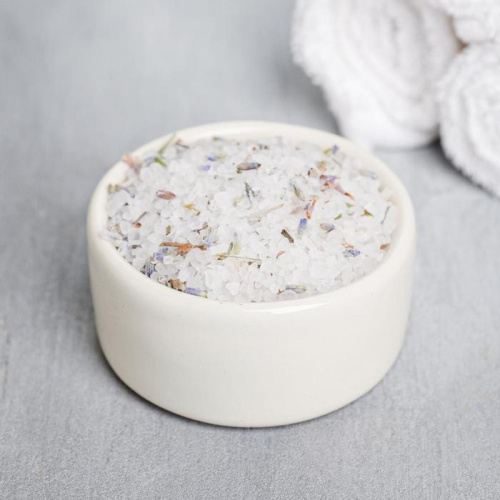 Расслабляющая соль для ванны Girl Spa с лепестками лаванды - 370 гр. фото 4