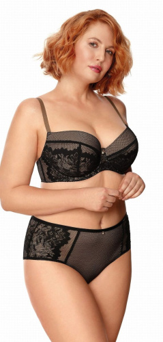 Трусики-слипы с широкими кружевными вставками фото 3