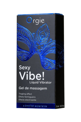 Гель для массажа ORGIE Sexy Vibe Liquid Vibrator с эффектом вибрации - 15 мл. фото 6