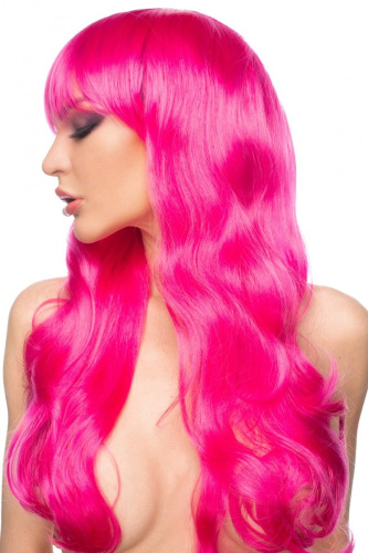 Ярко-розовый парик  Акэйн фото 2
