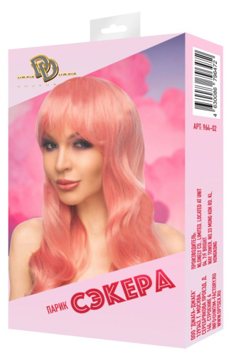 Розовый парик  Сэкера фото 3