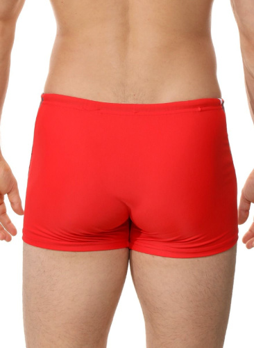 Мужские плавки-боксеры с оригинальной брендированной вставкой фото 3