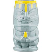 Серый керамический стакан для коктейлей «Тики» (объем 350 мл.)